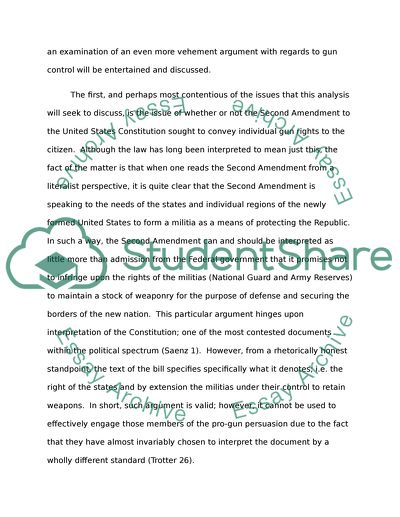 Gun Laws and Gun Control