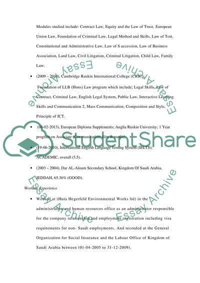 Personal Development Plan Analysis
