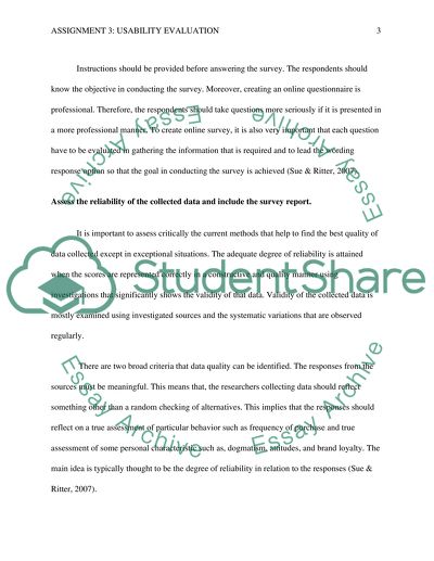 Usability Evaluation