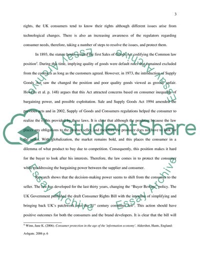 Introduction to Law and Economics: International Consumer Protection