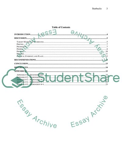 Target Market of Starbucks