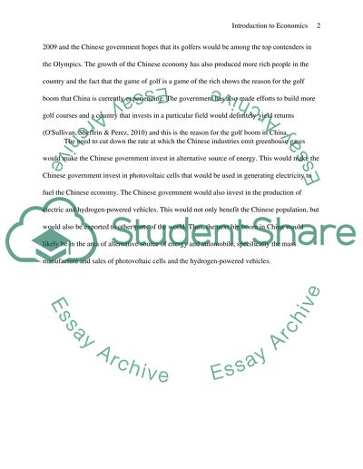 Introduction to Economics