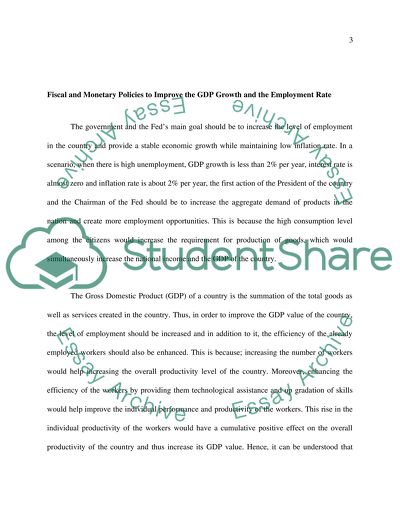 Growth in the Economy