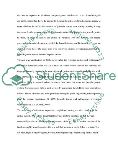 Federal Crime Prevention Programs in the United States