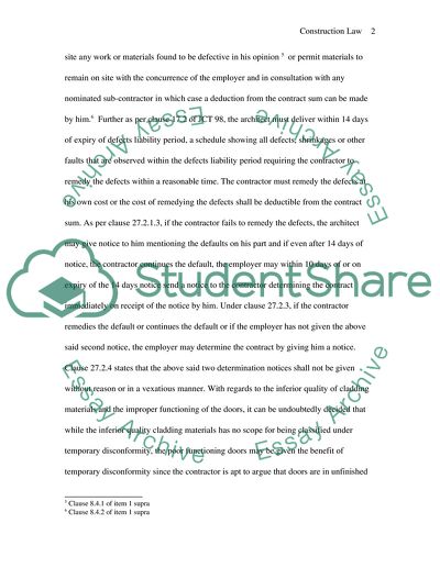 Construction Contract