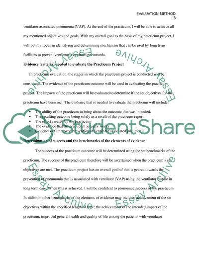 Designing an Evaluation Method