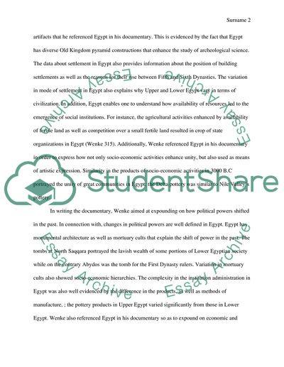 The Evolution of Early Egyptian Civilization