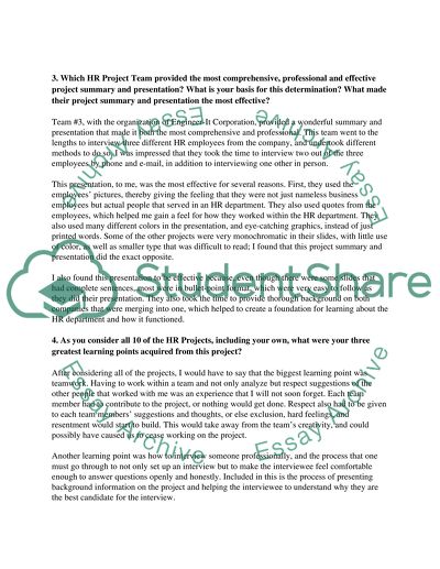 Human Resources Quiz