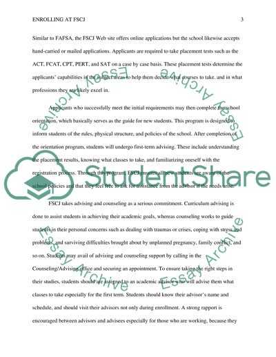 Advice on Enrolling at the Florida State College at Jacsonville