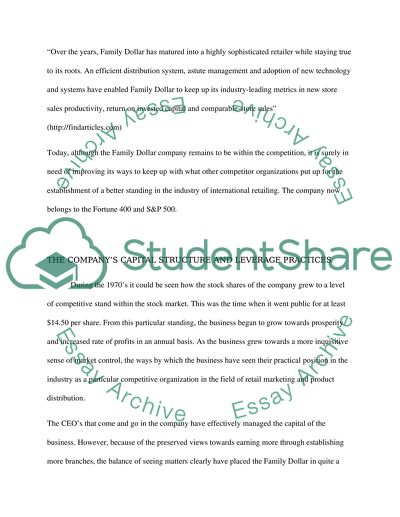 Capital Structure and Leverage Practices