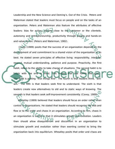 Educational Leadership Scenario