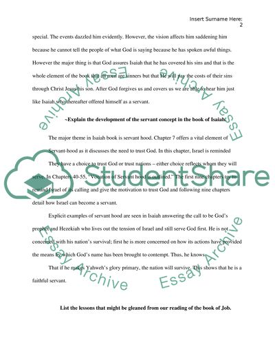 Exploring the Bible Test #2