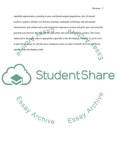 The Effectiveness of Technology-Enhanced Learning in Developing Countries