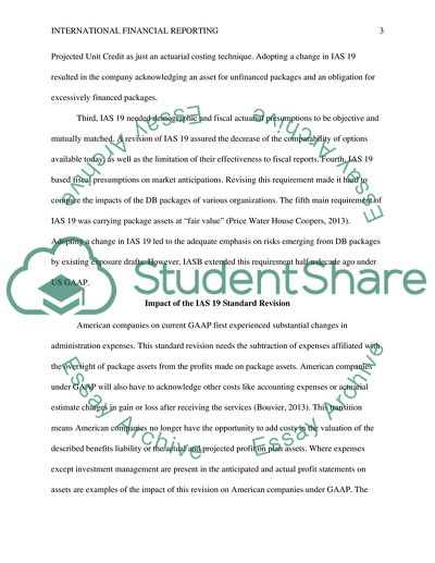 International Financial Reporting