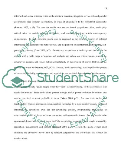 Does the Internet Represent a More Democratic Medium of Information