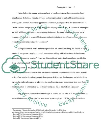 Duty to Pay Wages in Contracts of Employment and Its Limitation in Practice