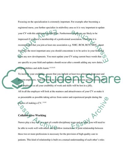 Reflect on learning activities becoming a registered nurse