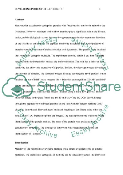 Developing probes of cathepsin L