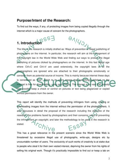 How Can the Photographers Prevent Illegal Publishing of Their Phostos In the Internet