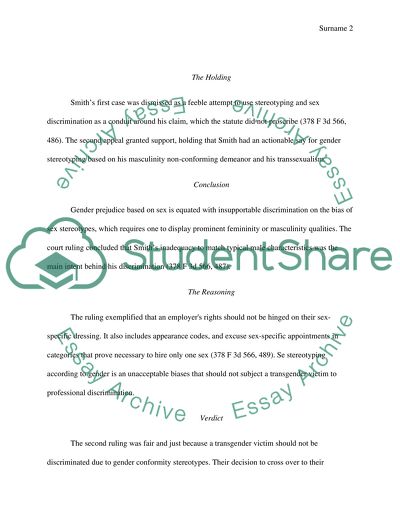 Gender and the Law in the Workplace