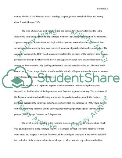 The Liberation of Japanese Ladies through Pop Culture