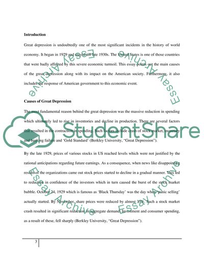 The Great Depression