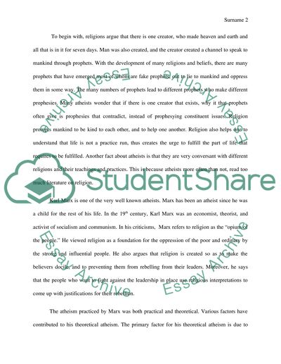 The Broad Description of Atheism