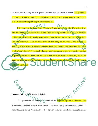 Models That Account for the Way British Citizens Make Electoral Choices