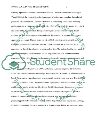 Relationship between Brand Loyalty and Impulse Buying