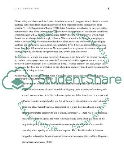 Discrimination Against Asian Americans