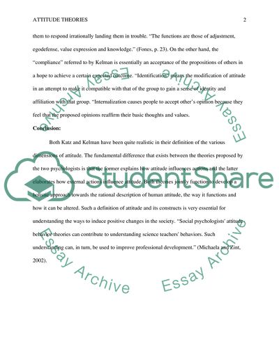 Comparing Attitude-Behavior Theories