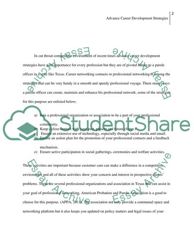 Advance Career Development Strategies