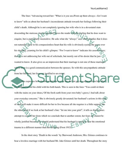 Intimidated Wives in Literature