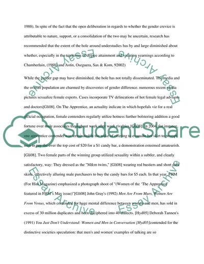 Analyzing the Persistence of Gender Inequality
