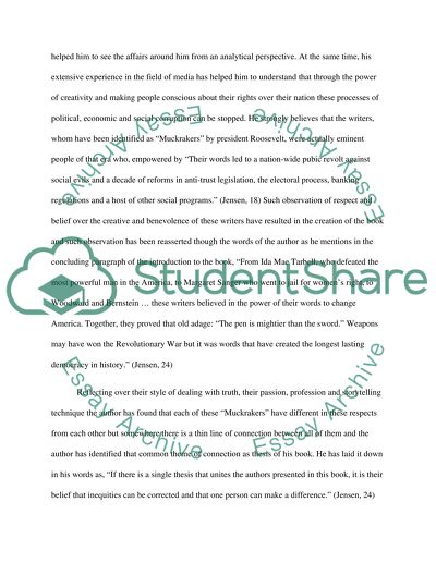 Critical book review of the Jensen work, Stories That Changed America: Muckrakers of the 20th Century