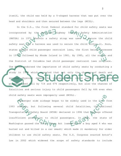 Child Safety Restraints