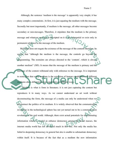 The Medium Is the Message - What Marshall McLuhan Meant By This Statement