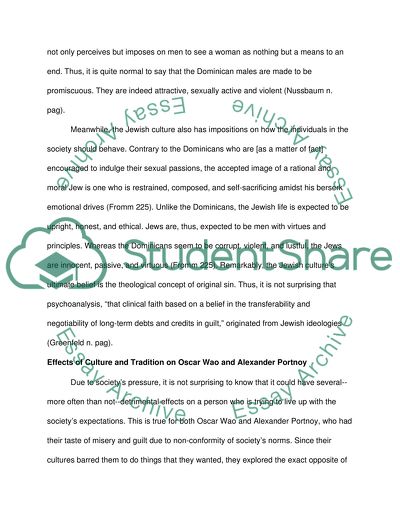 The Brief Wondrous Life of Oscar Wao and Portnoys Complaint