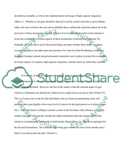 Gun control in the USA