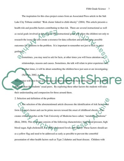 Childhood Obesity Risk Factors