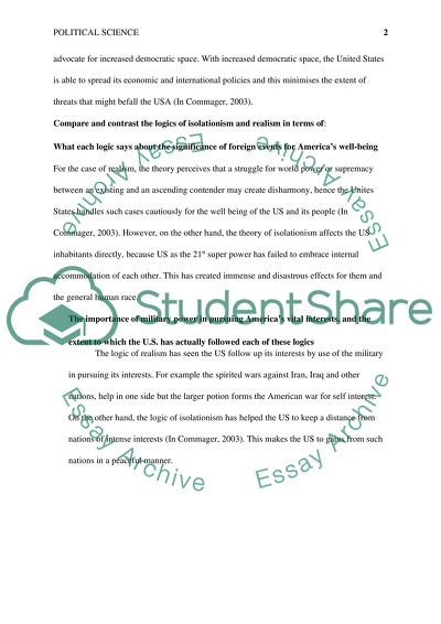 Parochialism as a Characteristic of Members of Congress