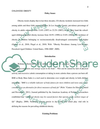 Childhood Obesity Prevention in Los Angeles