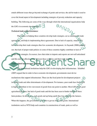 Government Business Relations of WTO and OECD