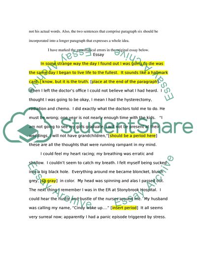 A Memoir Story Critical Analysis