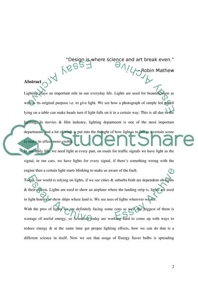 BA interior design thesis