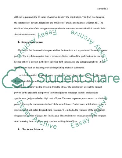 Creating the Constitution
