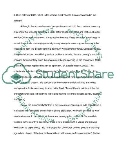 Indias Economy and Chinas Economy