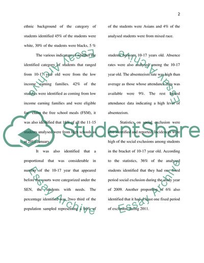 Write an article with a right wing and left wing about exclusions and the summer riots