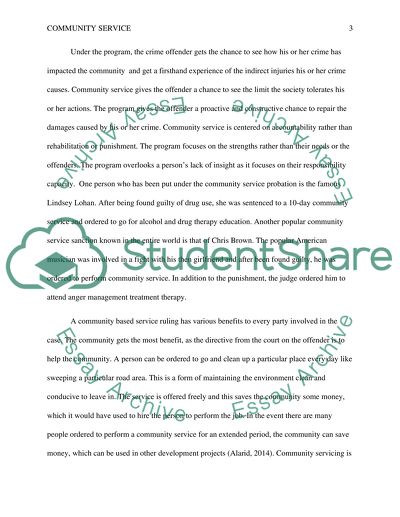 Community Service and Community Labor