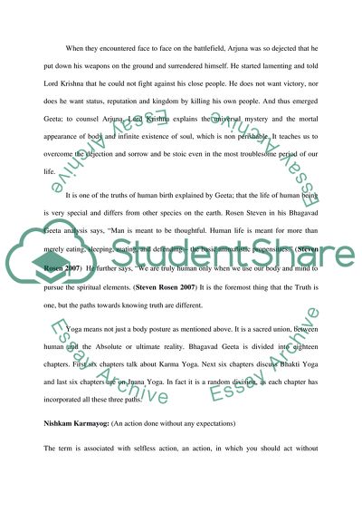 The Comprehensive Meaning of Yoga